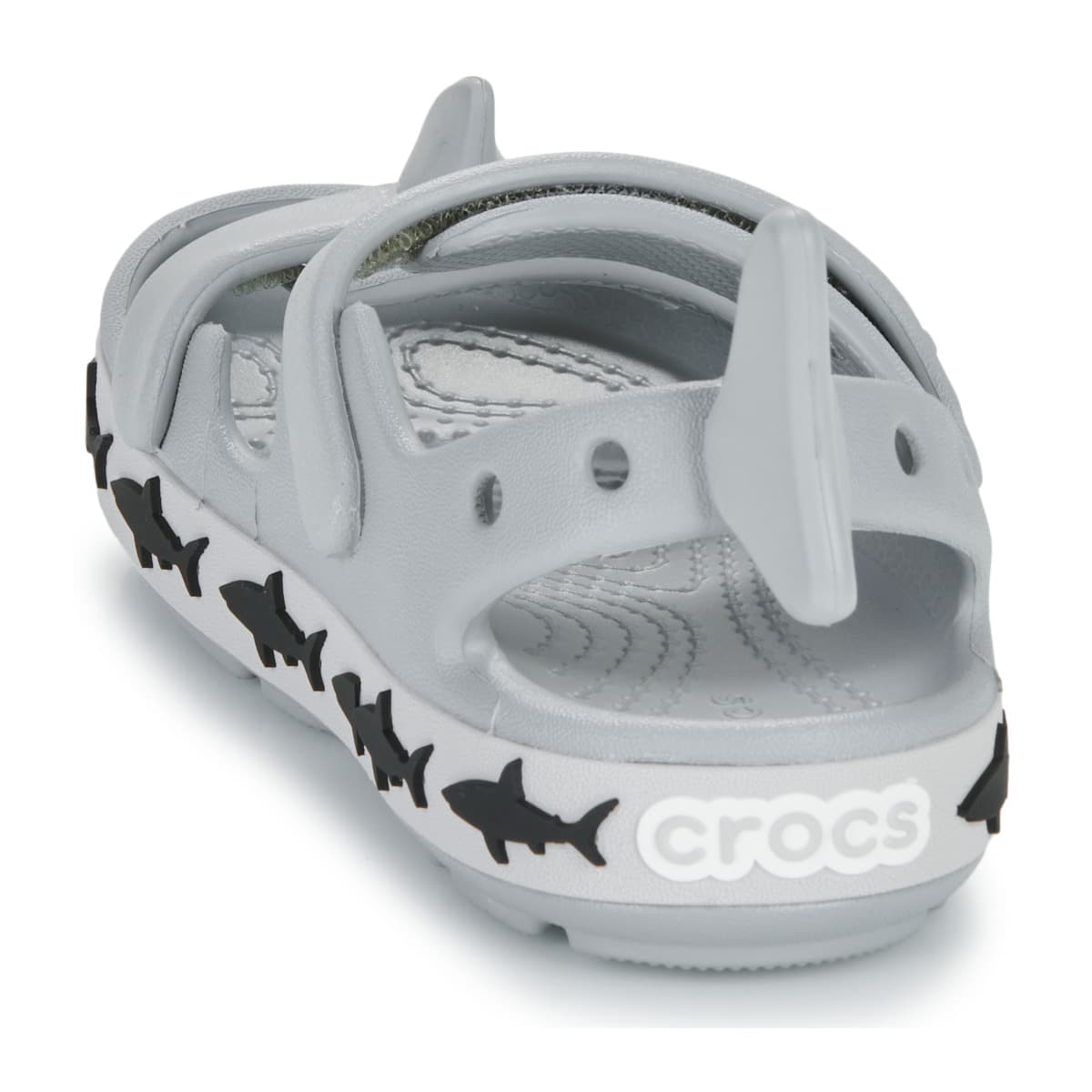 Παιδικό Πέδιλο για Αγόρι Crocs Crocband Cruiser Shark Sandal T Χρώματος Γκρι 210031-007