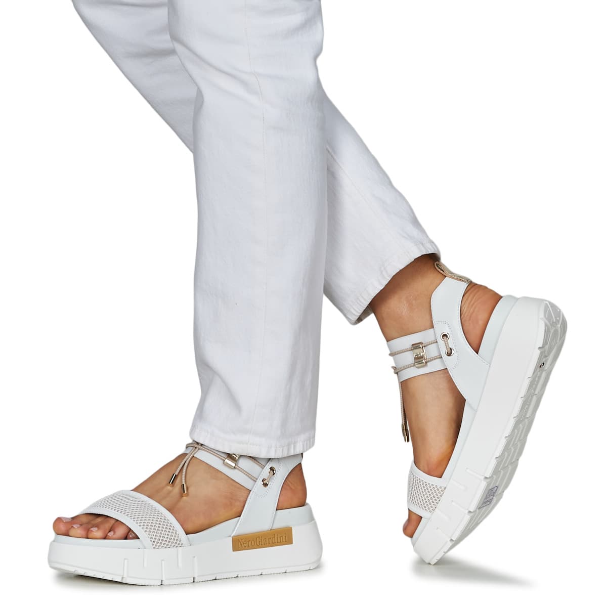 Women's Platforms NeroGiardini White