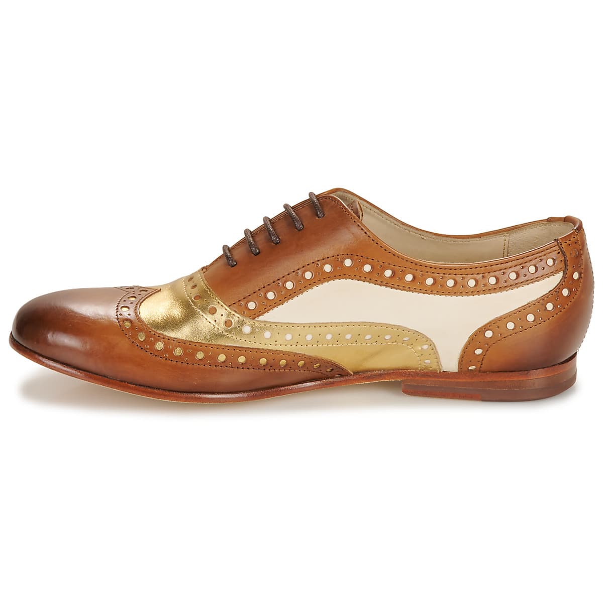 Women's Derby Shoes Melvin & Hamilton Brown
