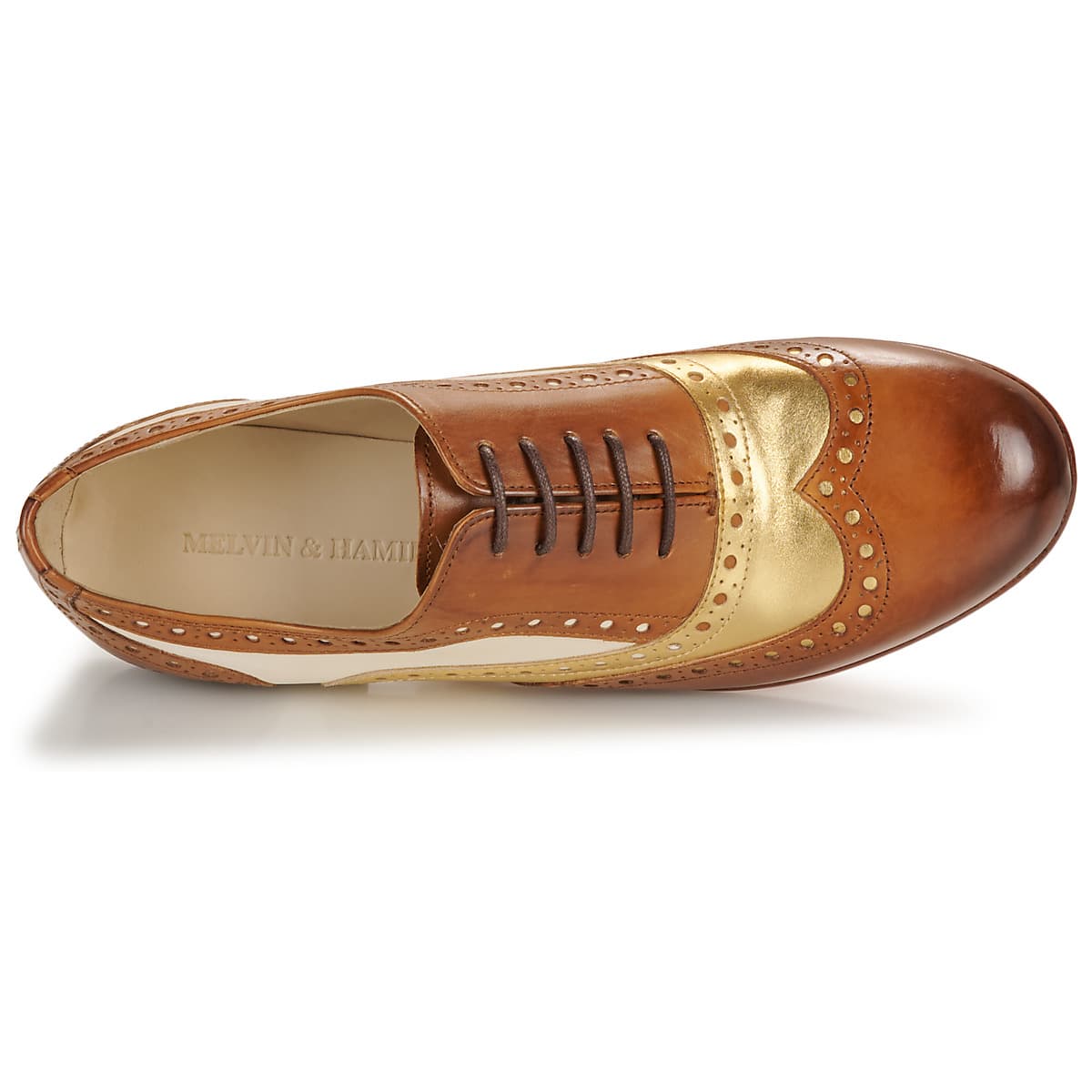 Women's Derby Shoes Melvin & Hamilton Brown