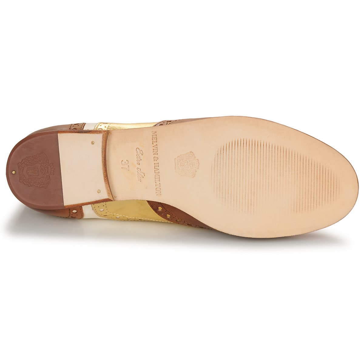 Women's Derby Shoes Melvin & Hamilton Brown