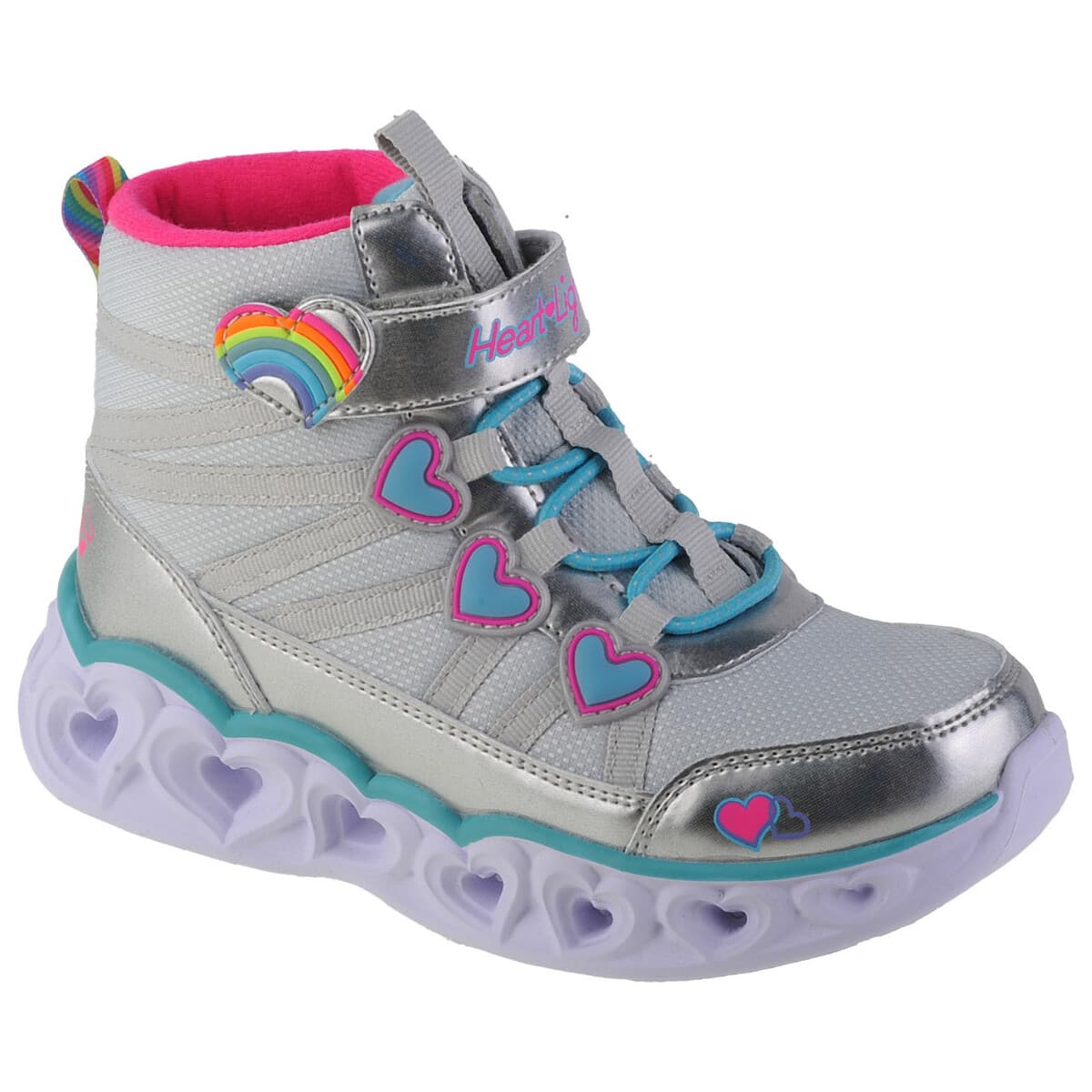 Girls' Boots Skechers Silver