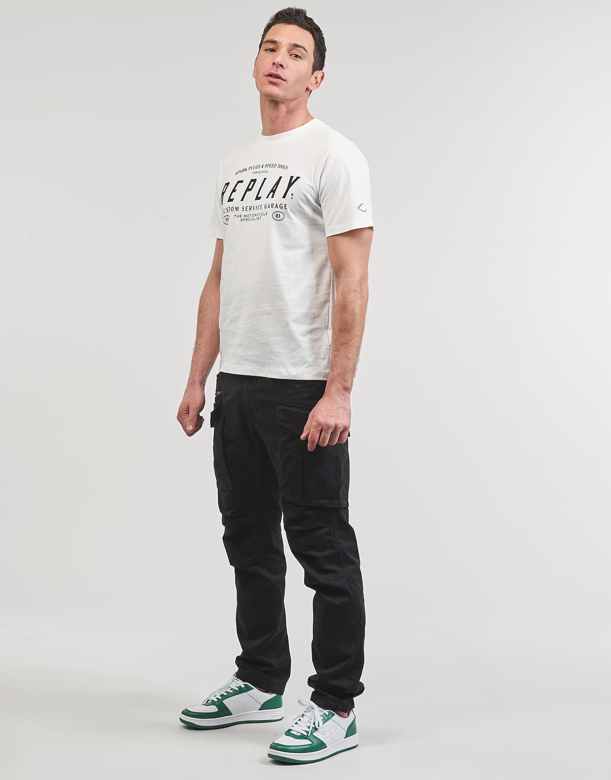 Men's Pants Replay Black