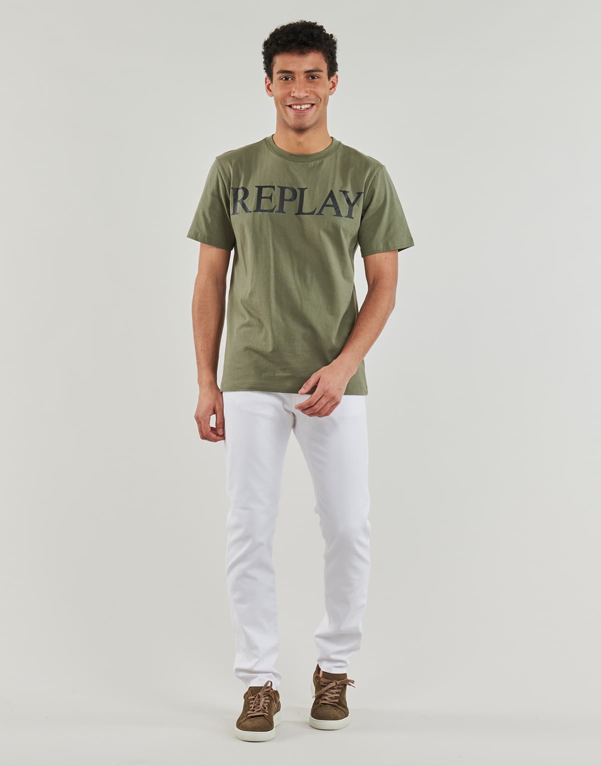 Men's Jeans Replay White