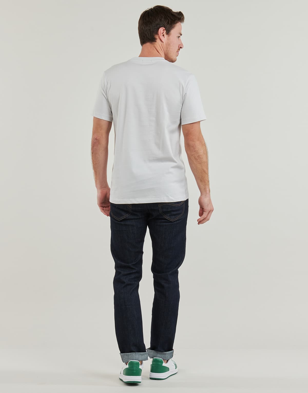 Men's T-Shirts Replay Gray