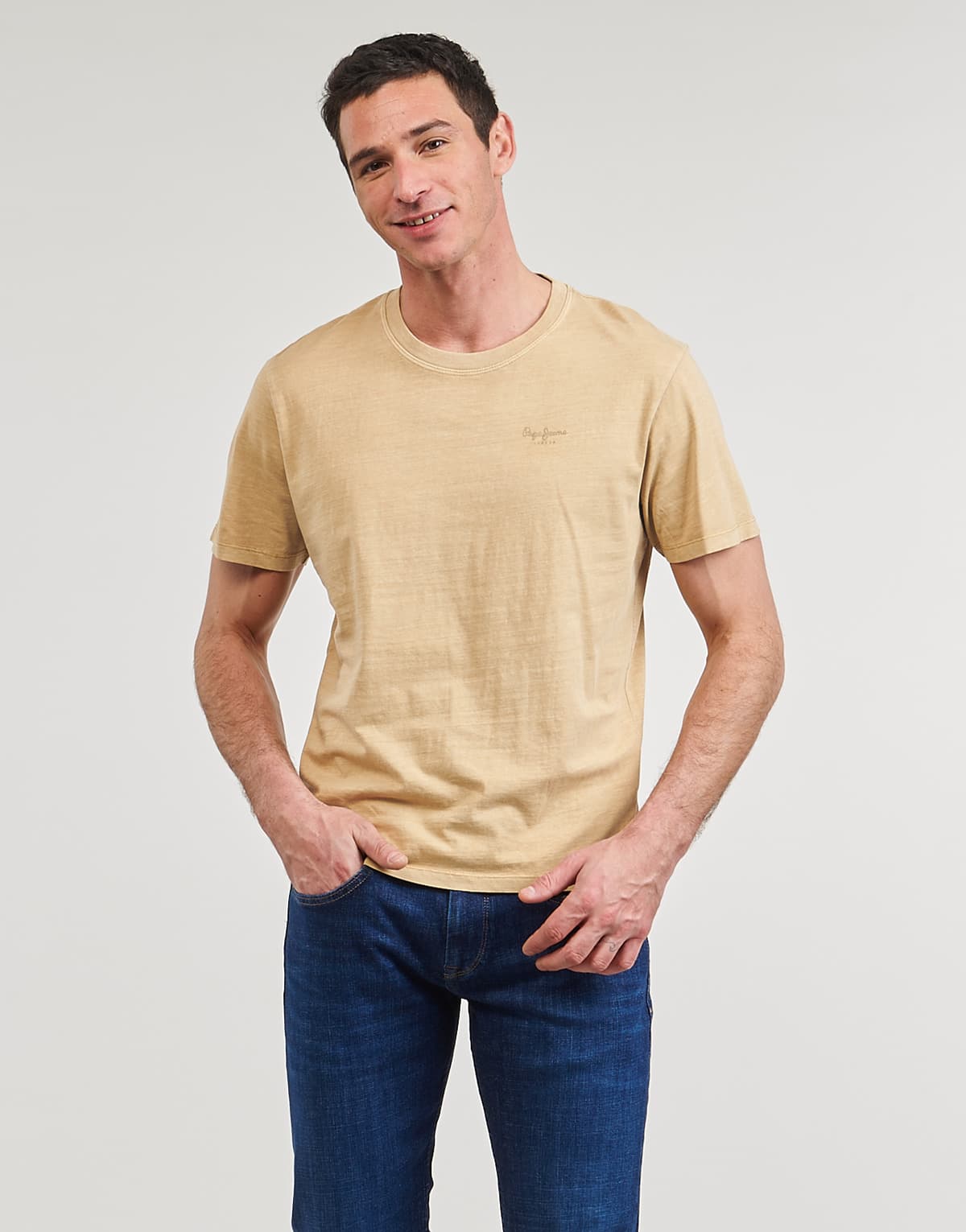Men's T-Shirts Pepe Jeans Beige