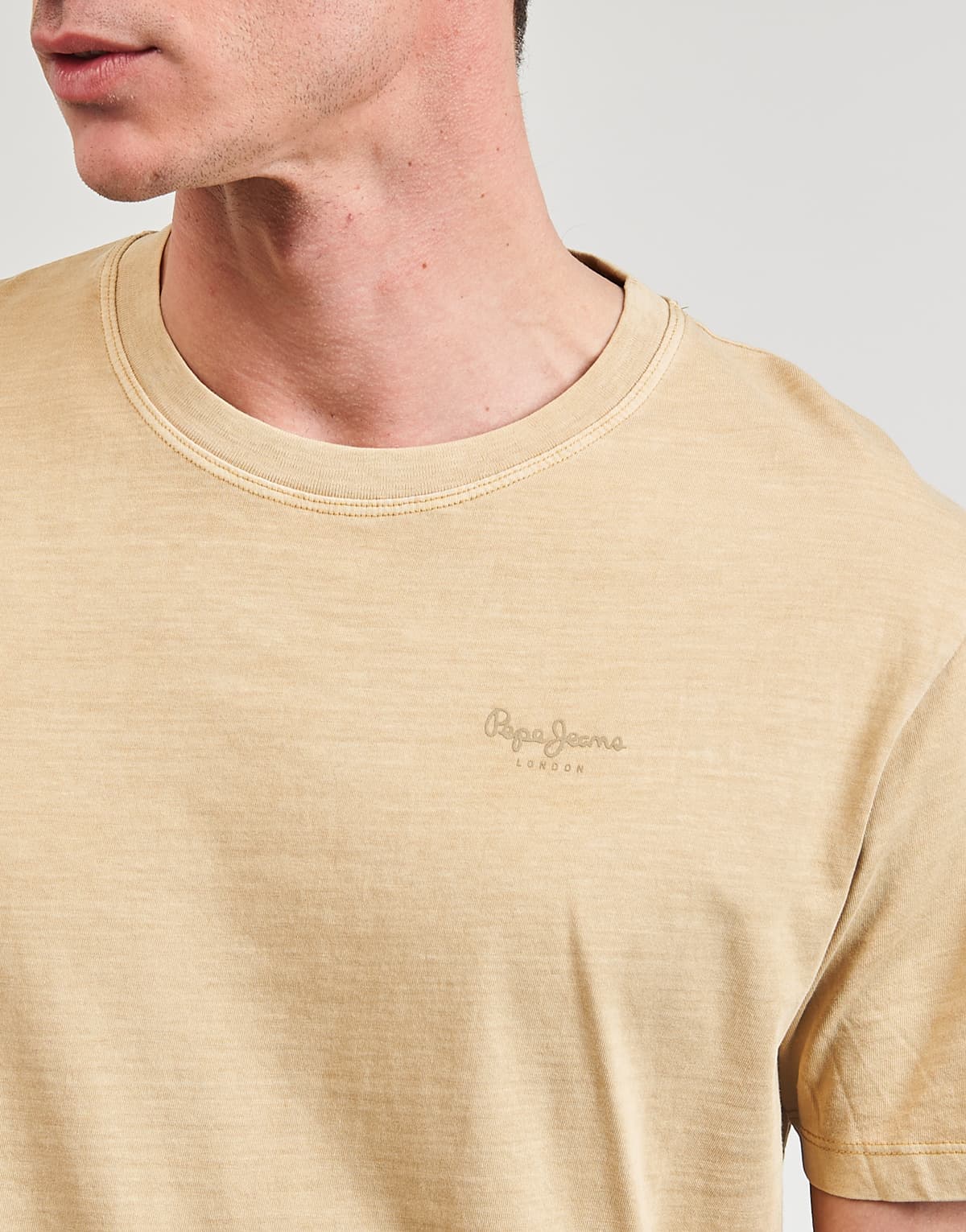 Men's T-Shirts Pepe Jeans Beige