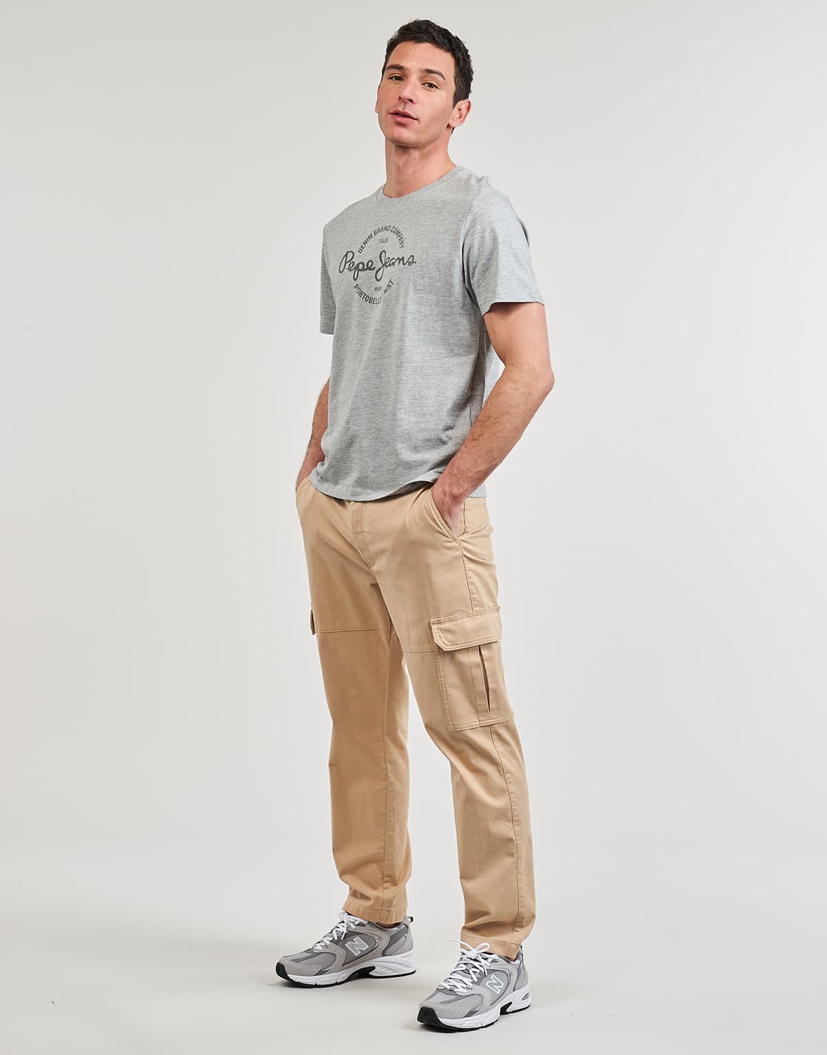 Men's Pants Pepe Jeans Beige