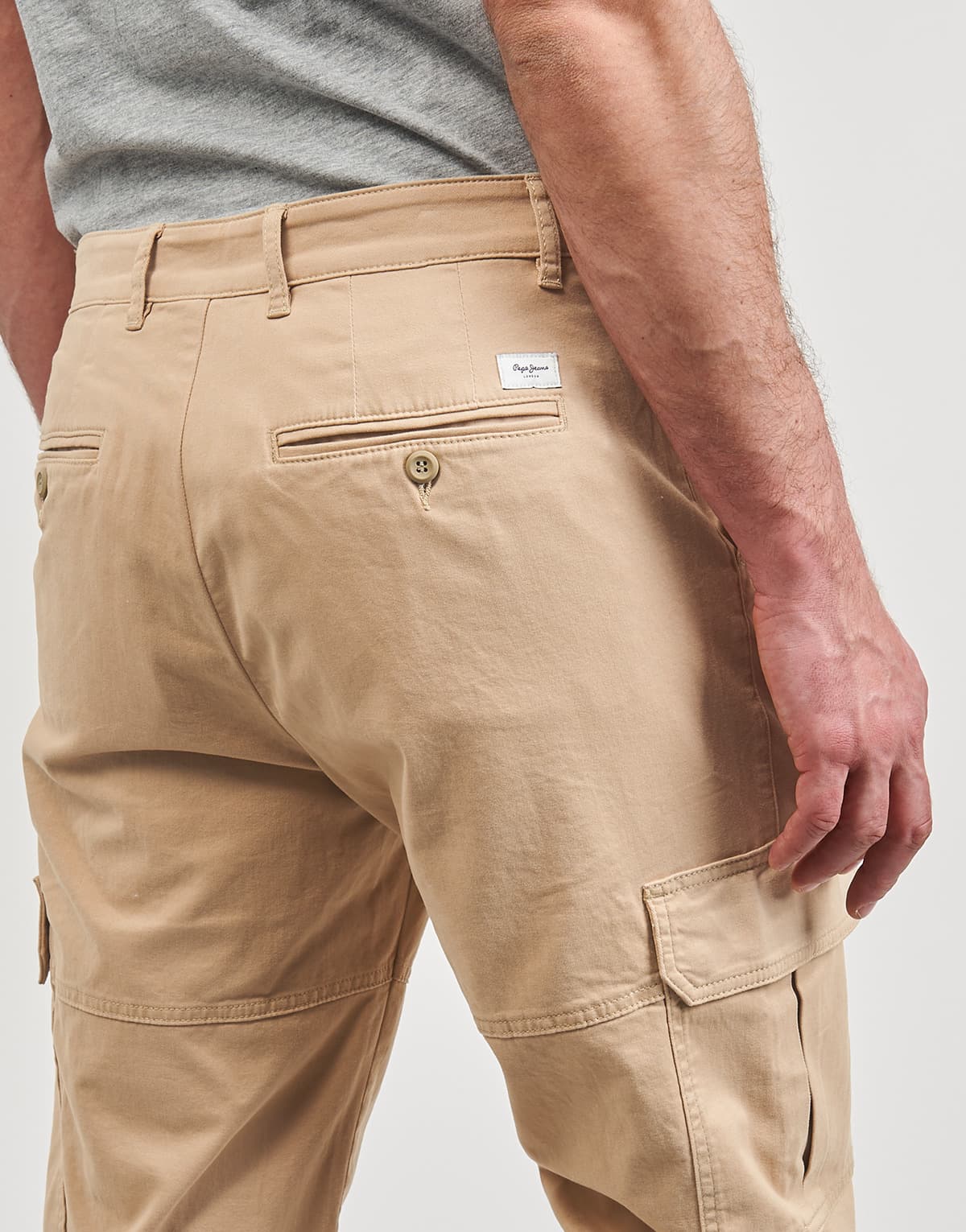 Men's Pants Pepe Jeans Beige