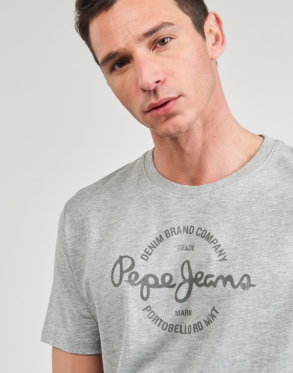 Men's T-Shirts Pepe Jeans Gray