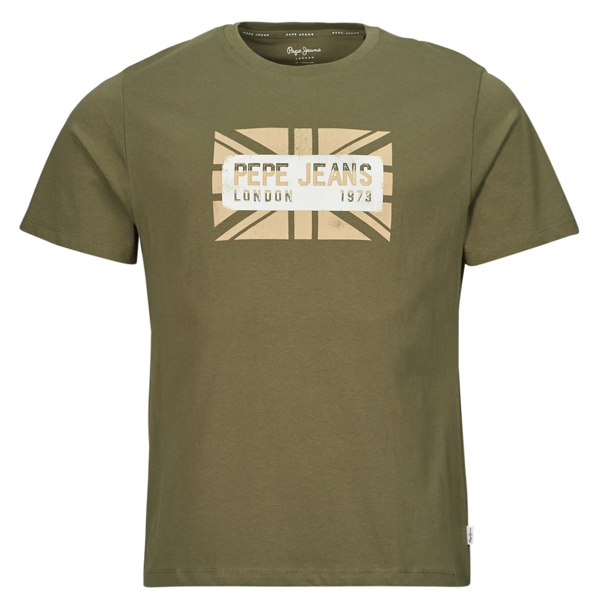 Men's T-Shirts Pepe Jeans Khaki