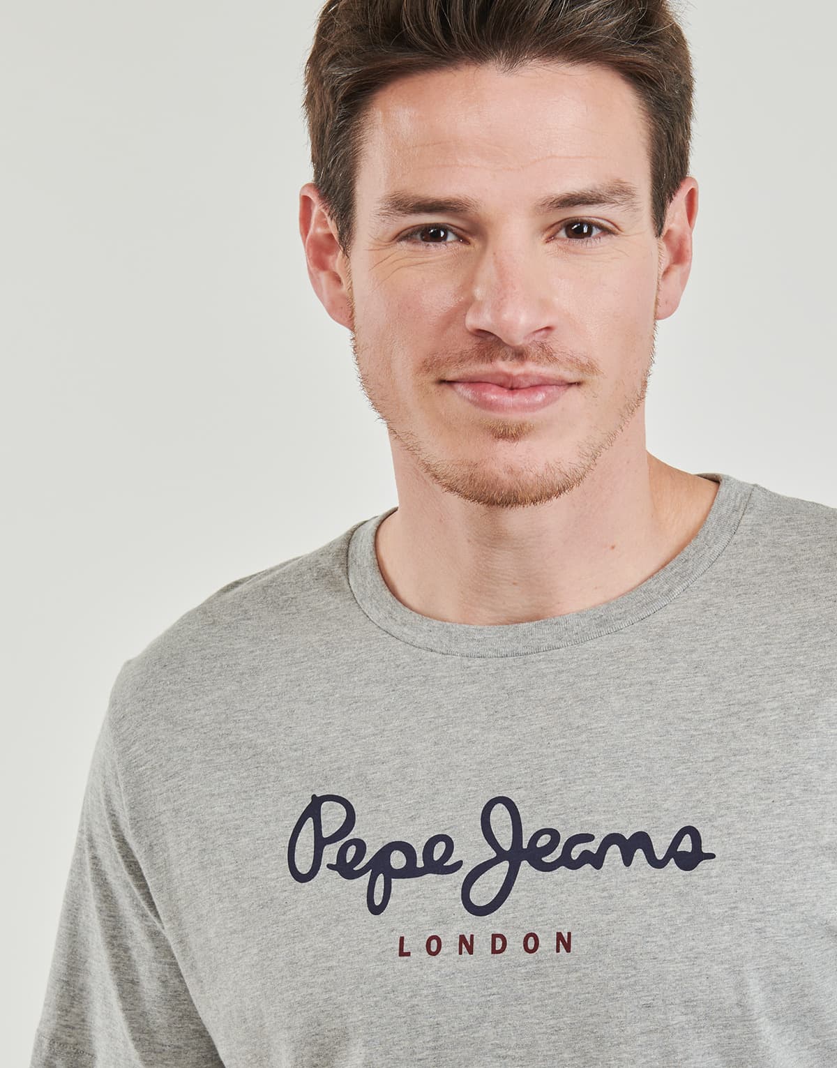 Men's T-Shirts Pepe Jeans Gray
