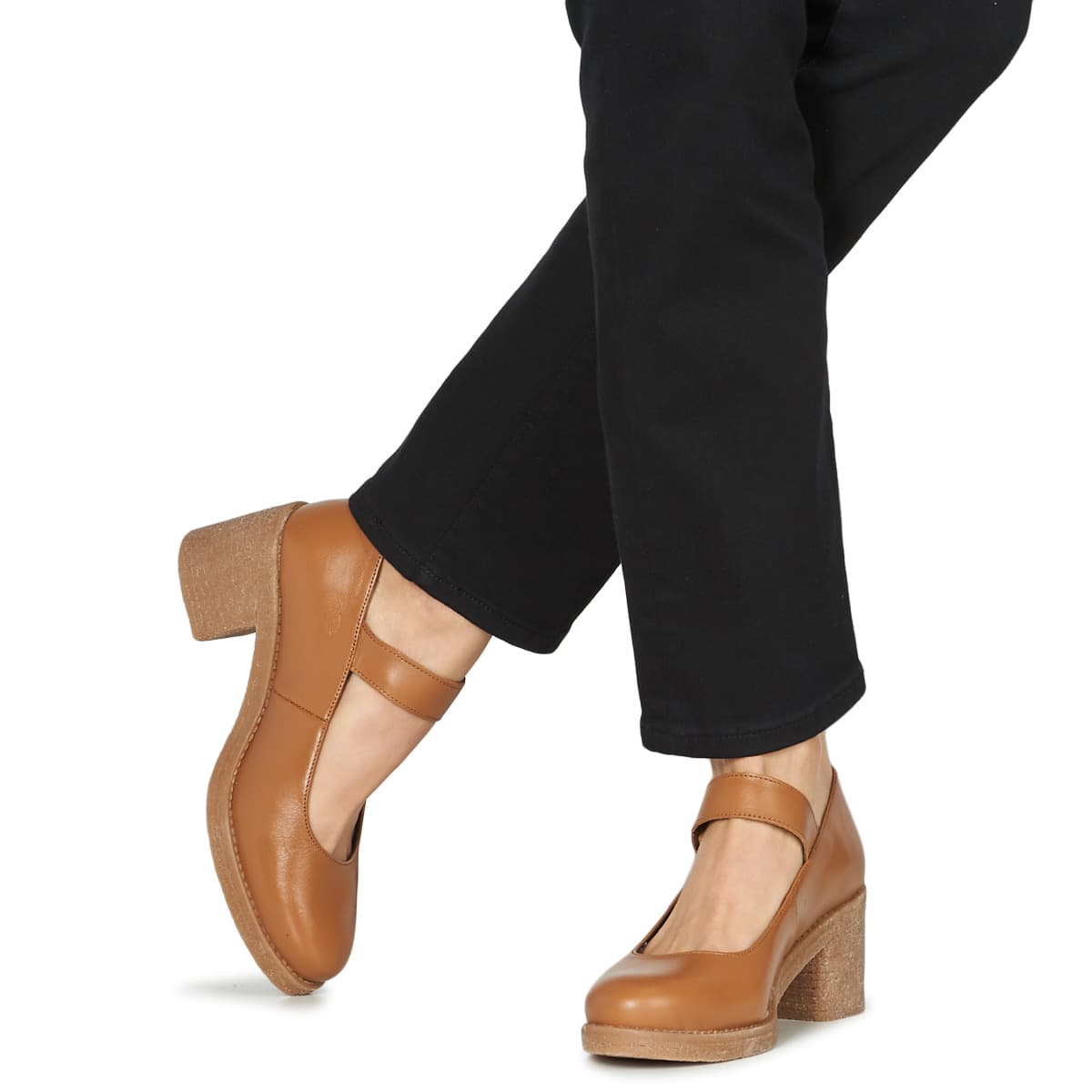 Women's Pumps Dream in Green Brown