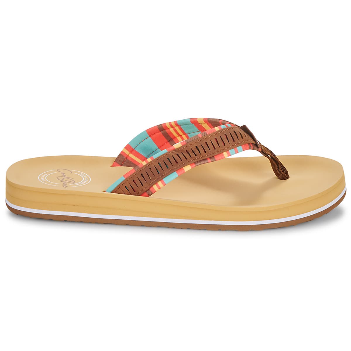 Women's Flip Flops Cool shoe Brown