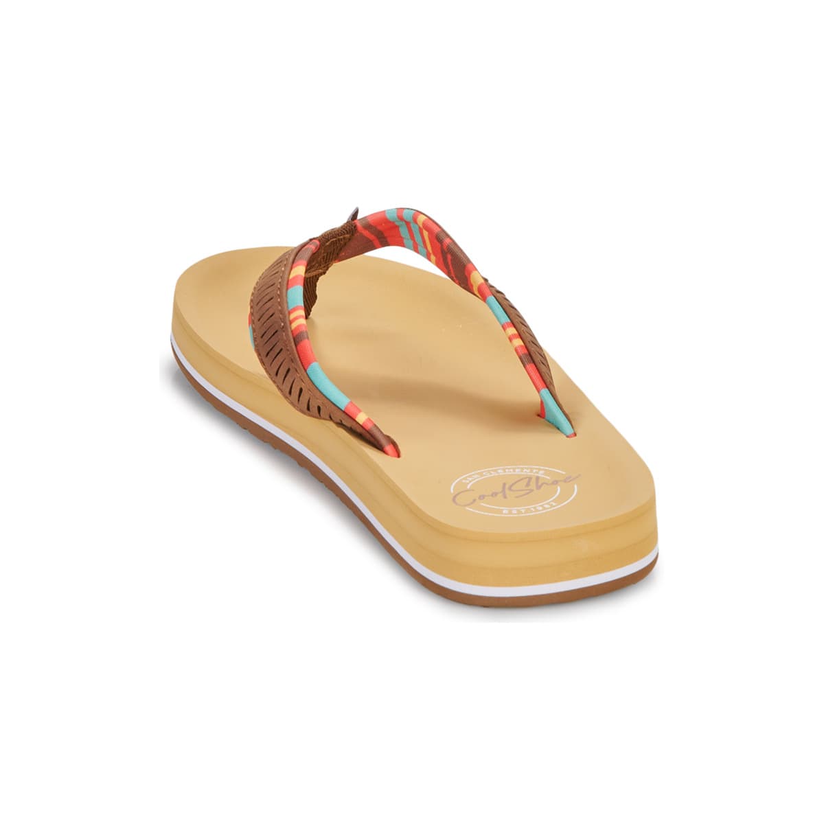 Women's Flip Flops Cool shoe Brown