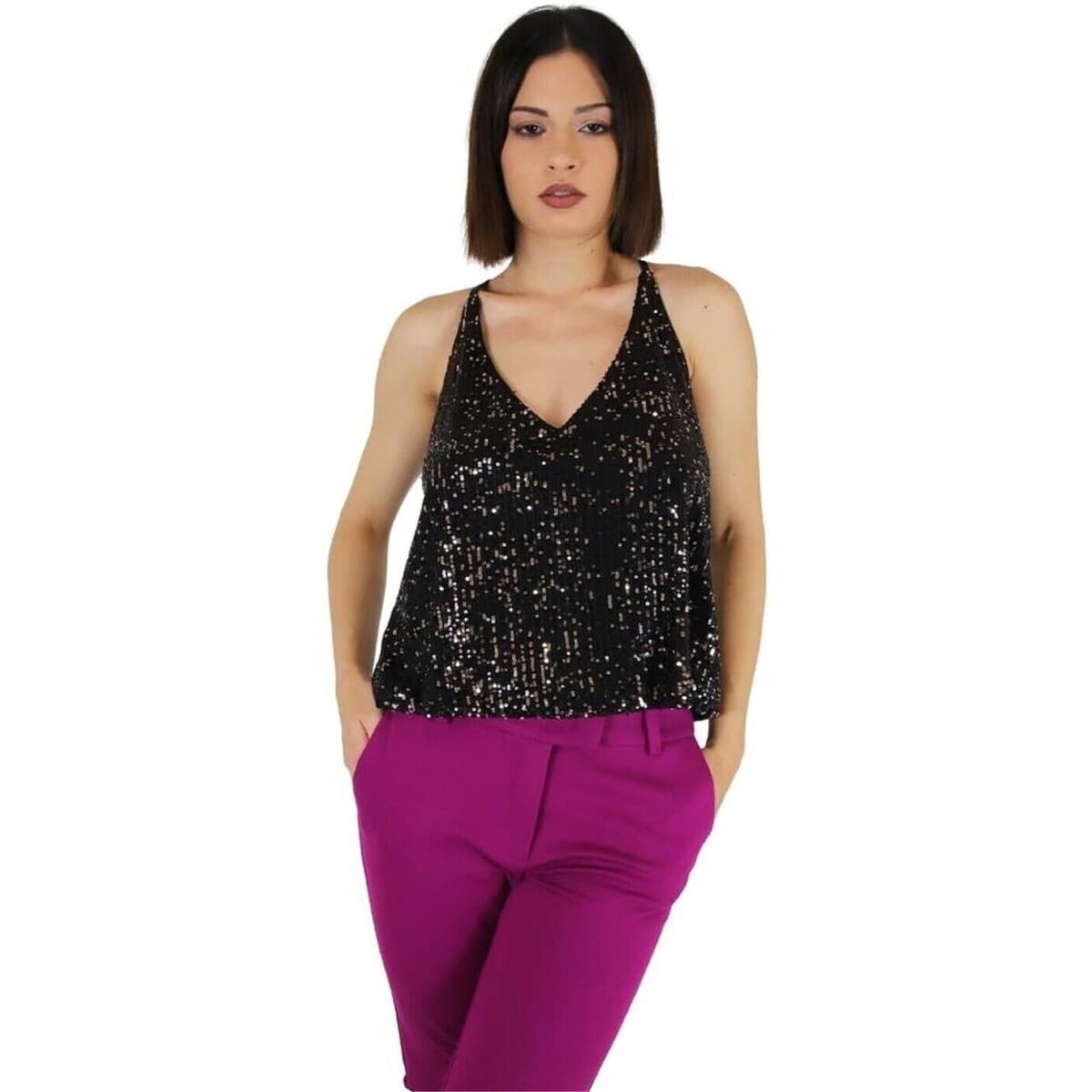 Women's T-Shirts Zahjr Black