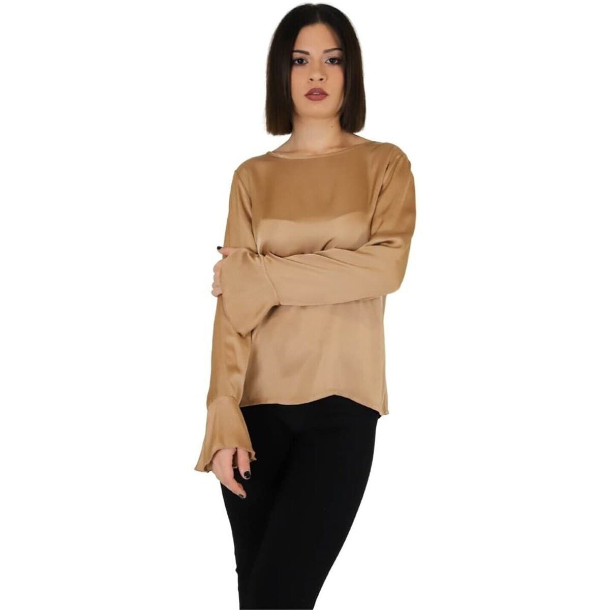 Women's T-Shirts Zahjr Brown