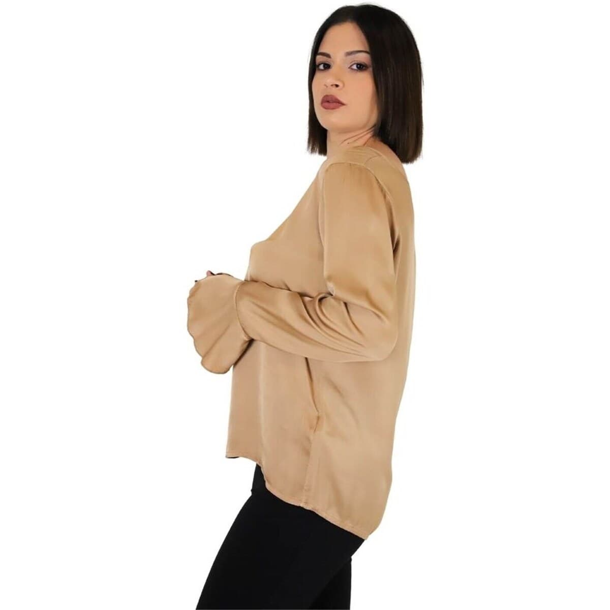 Women's T-Shirts Zahjr Brown