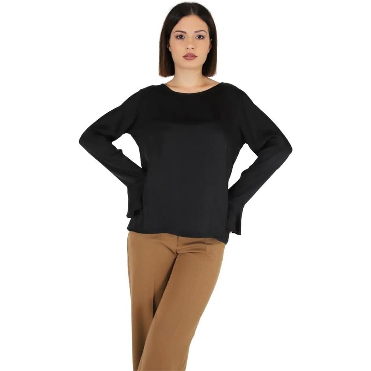 Women's T-Shirts Zahjr Black