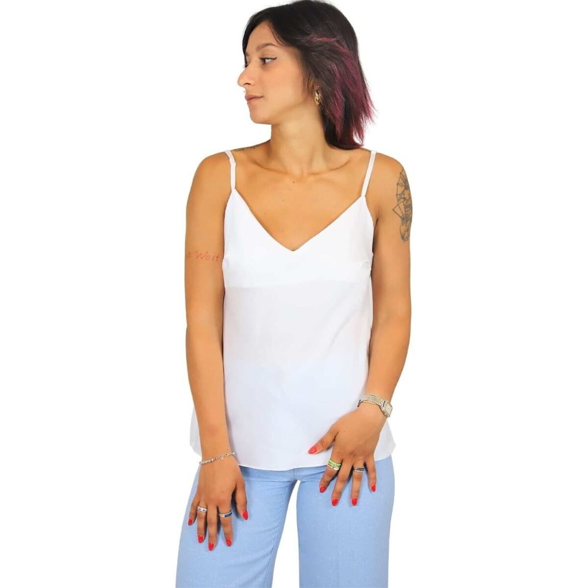 Women's T-Shirts Zahjr White