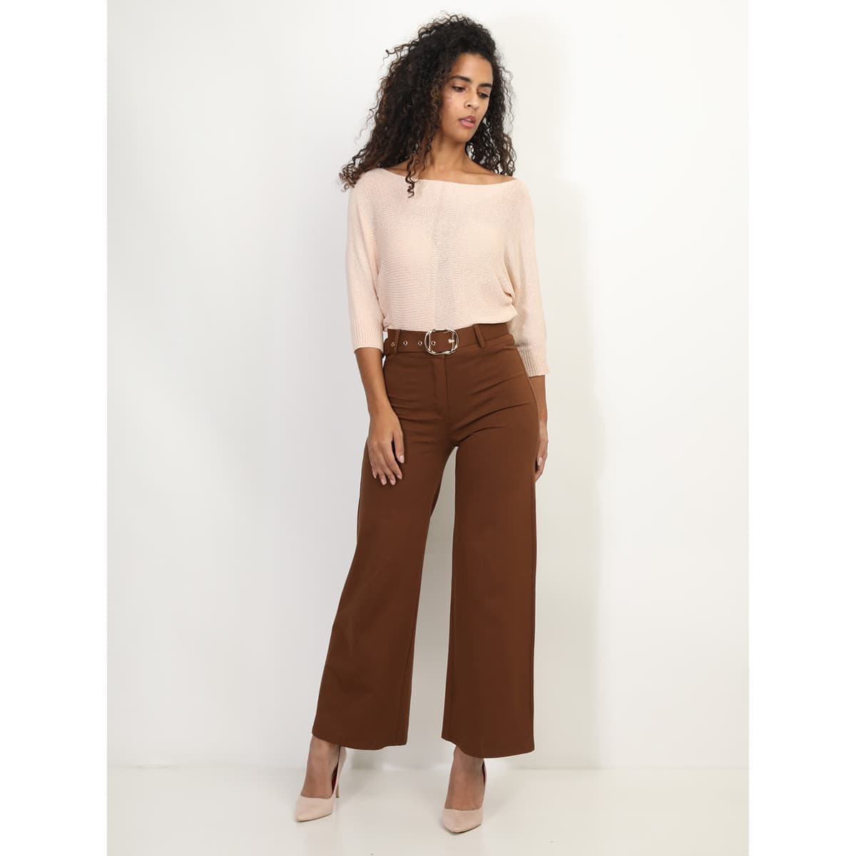 Women's Sweaters La Modeuse Beige