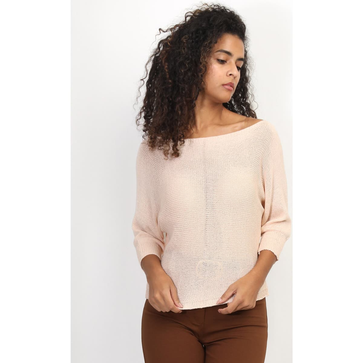 Women's Sweaters La Modeuse Beige