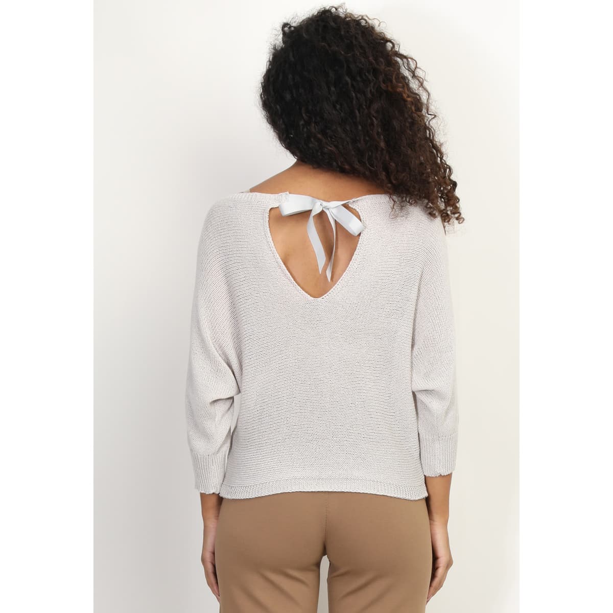 Women's Sweaters La Modeuse Gray