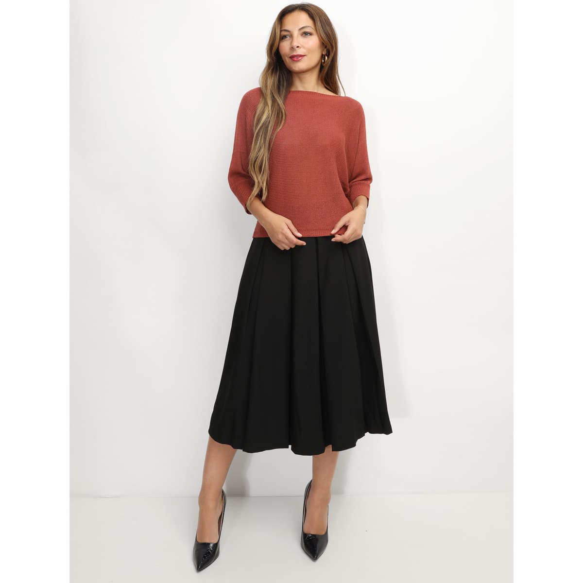 Women's Sweaters La Modeuse Red