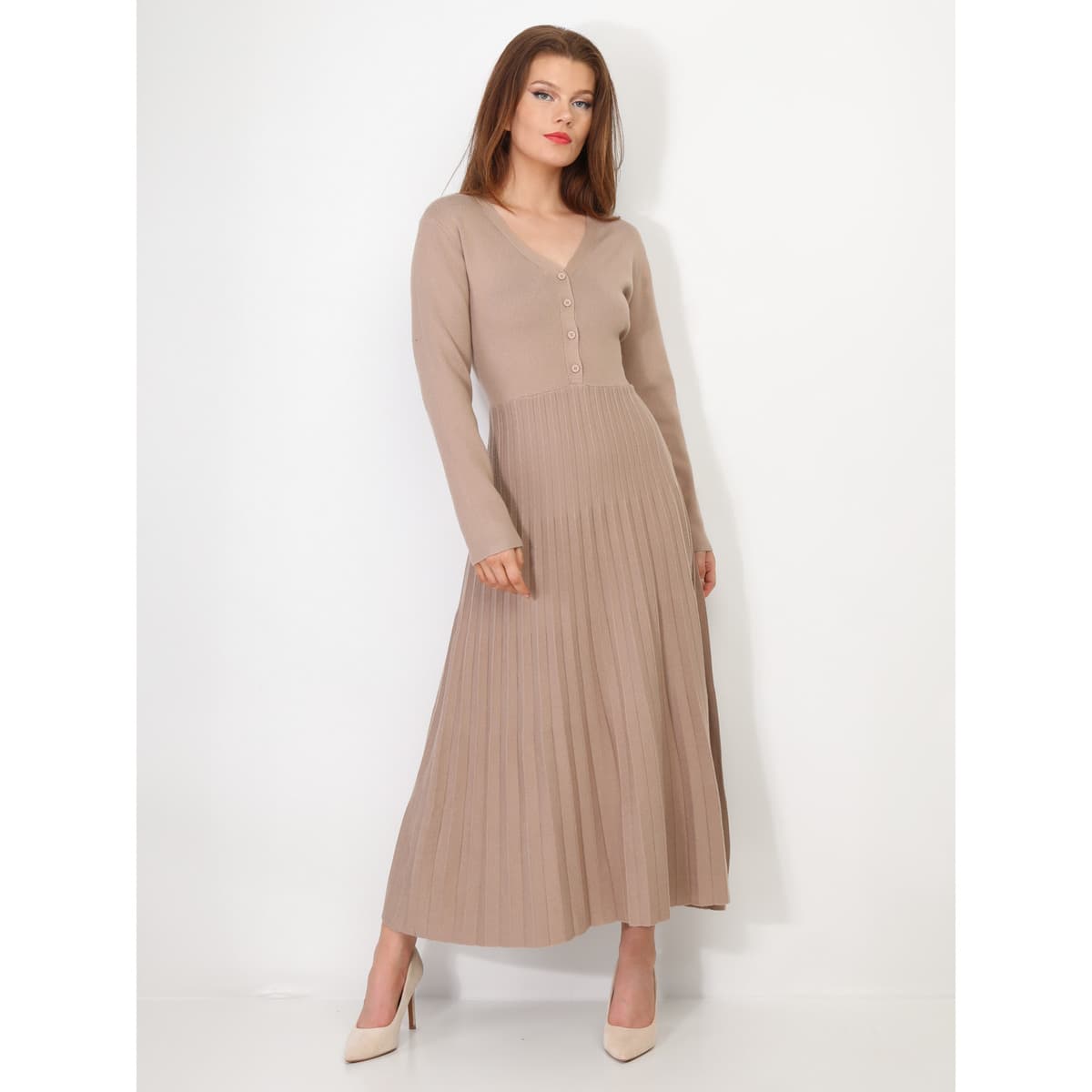 Women's Dresses La Modeuse Beige