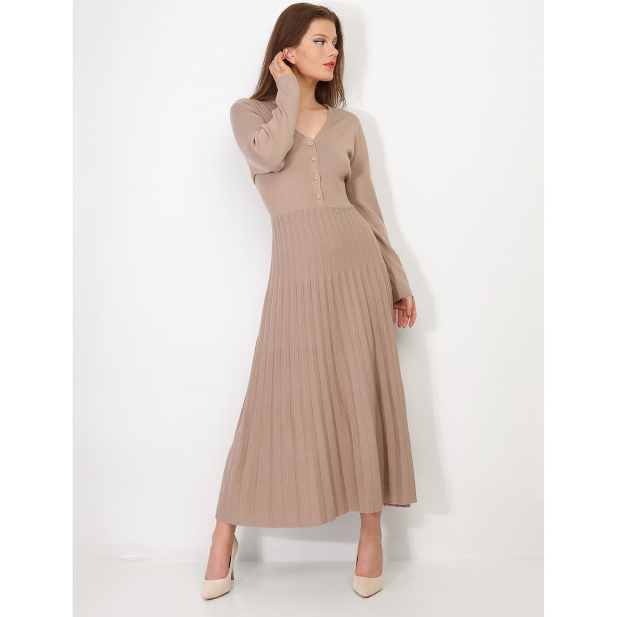 Women's Dresses La Modeuse Beige