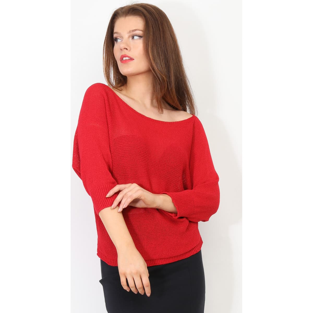 Women's Sweaters La Modeuse Red