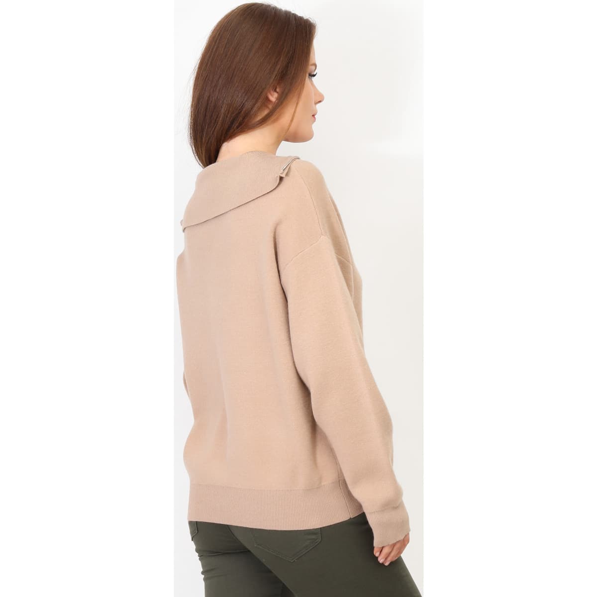 Women's Sweaters La Modeuse Brown