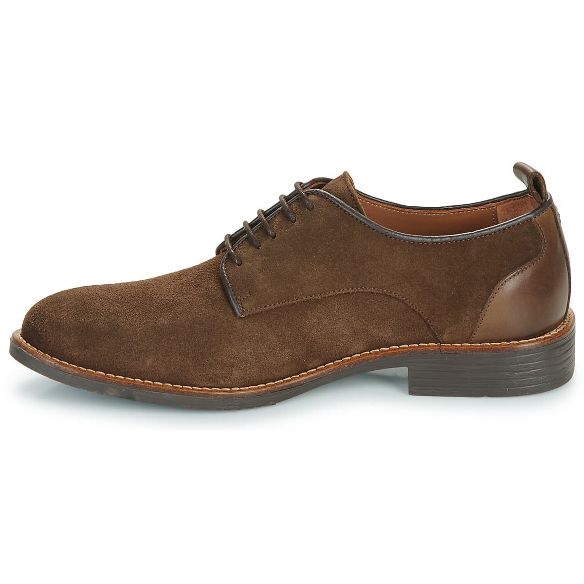Men's Derby Shoes Pellet Brown