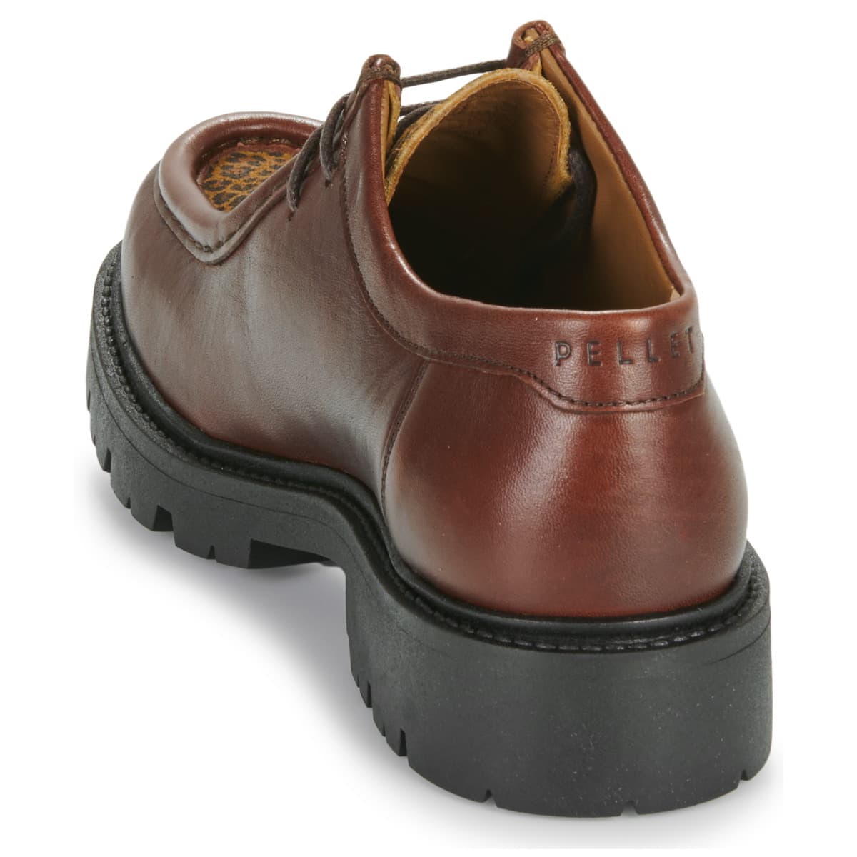 Women's Derby Shoes Pellet Brown