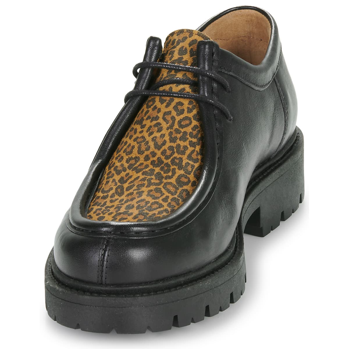 Women's Derby Shoes Pellet Black