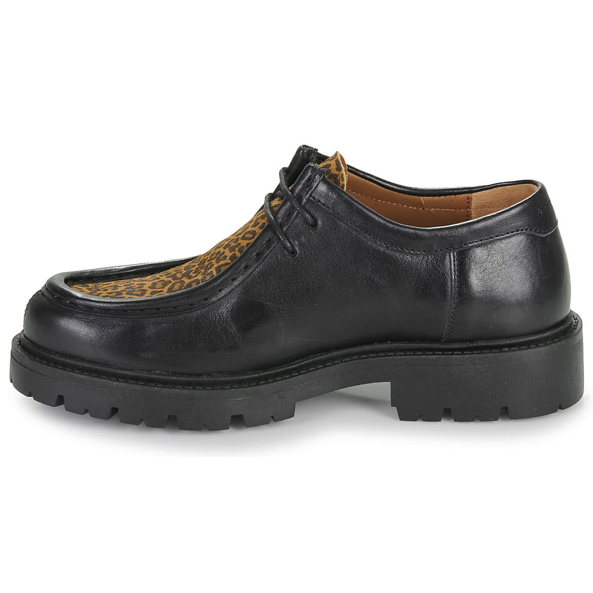 Women's Derby Shoes Pellet Black