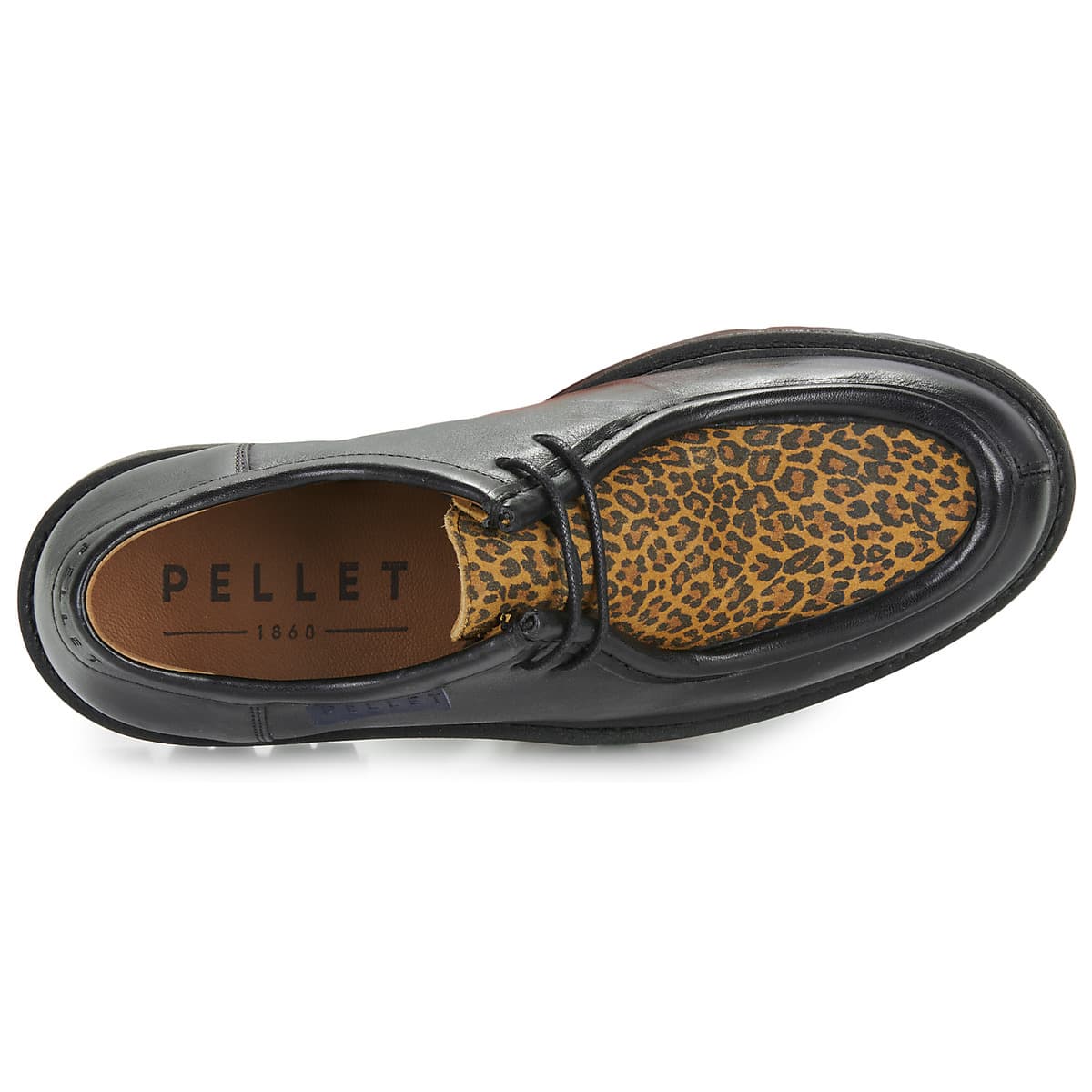 Women's Derby Shoes Pellet Black