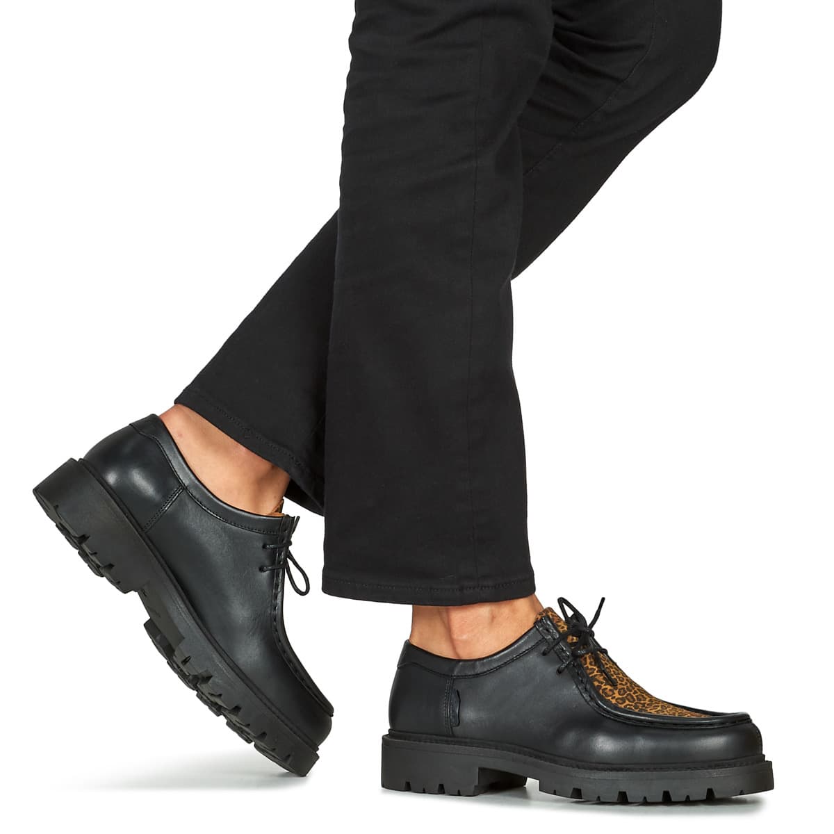 Women's Derby Shoes Pellet Black