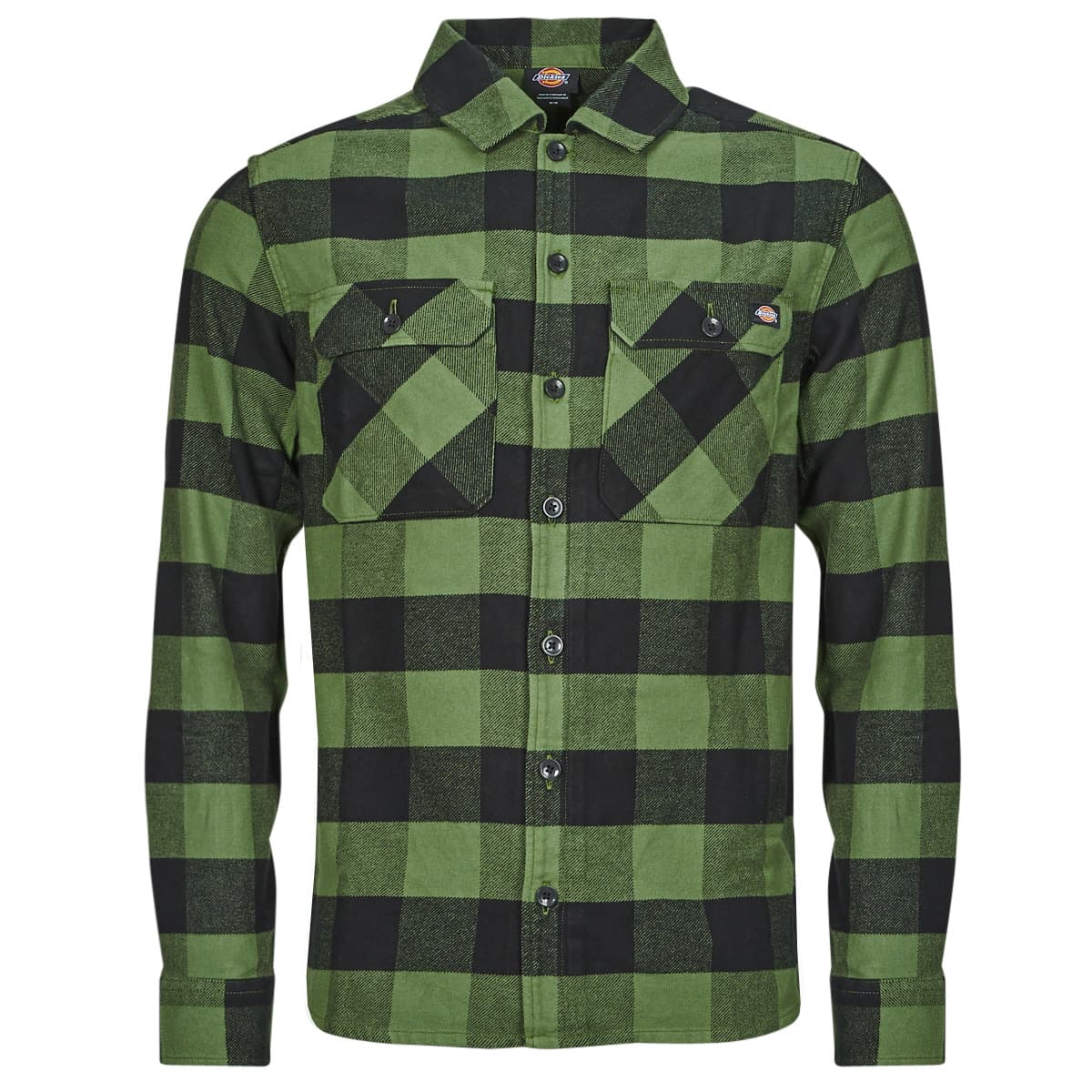 Πουκάμισο με μακριά μανίκια Dickies NEW SACRAMENTO SHIRT PINE GREEN