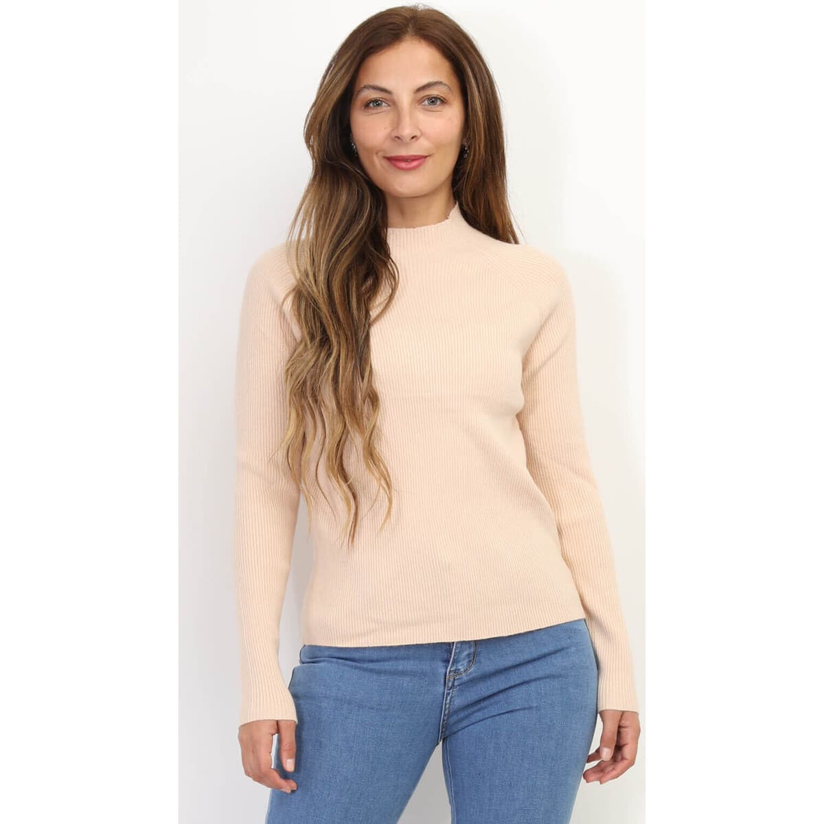 Women's Sweaters La Modeuse Beige
