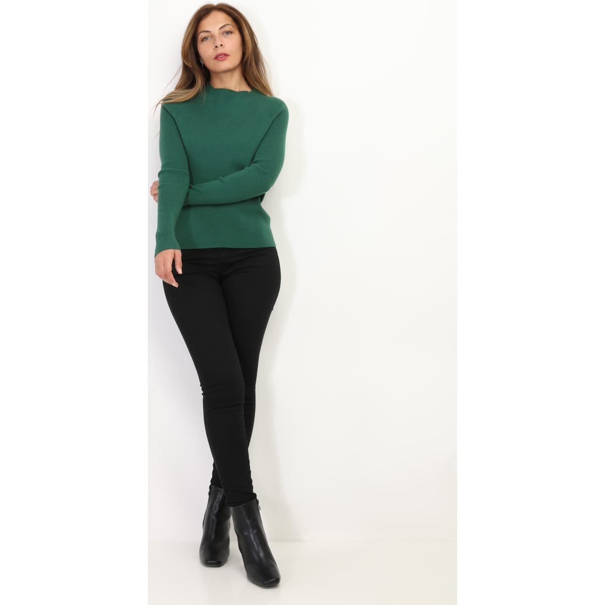 Women's Sweaters La Modeuse Green