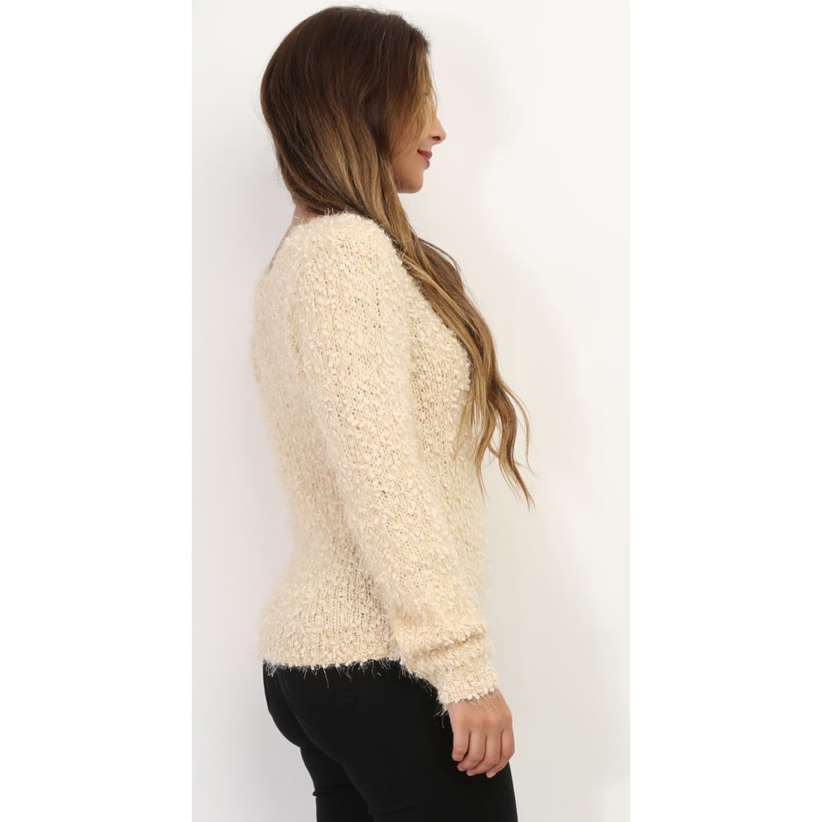 Women's Sweaters La Modeuse Beige
