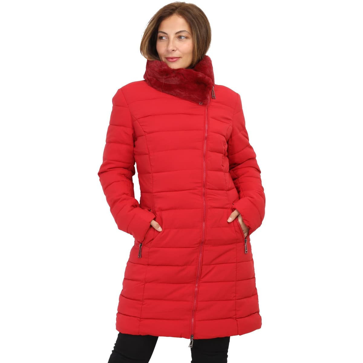 Women's Coats La Modeuse Red