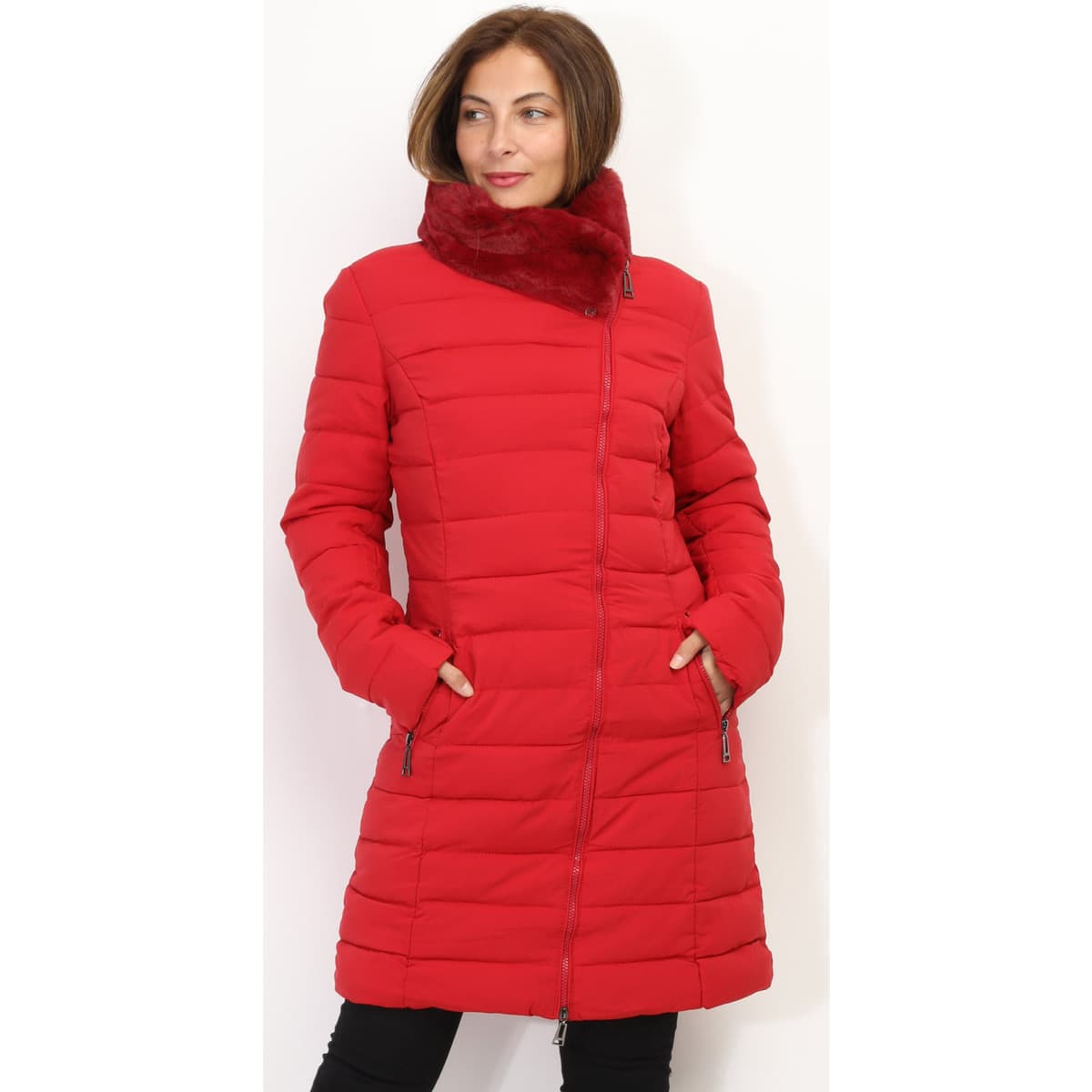 Women's Coats La Modeuse Red
