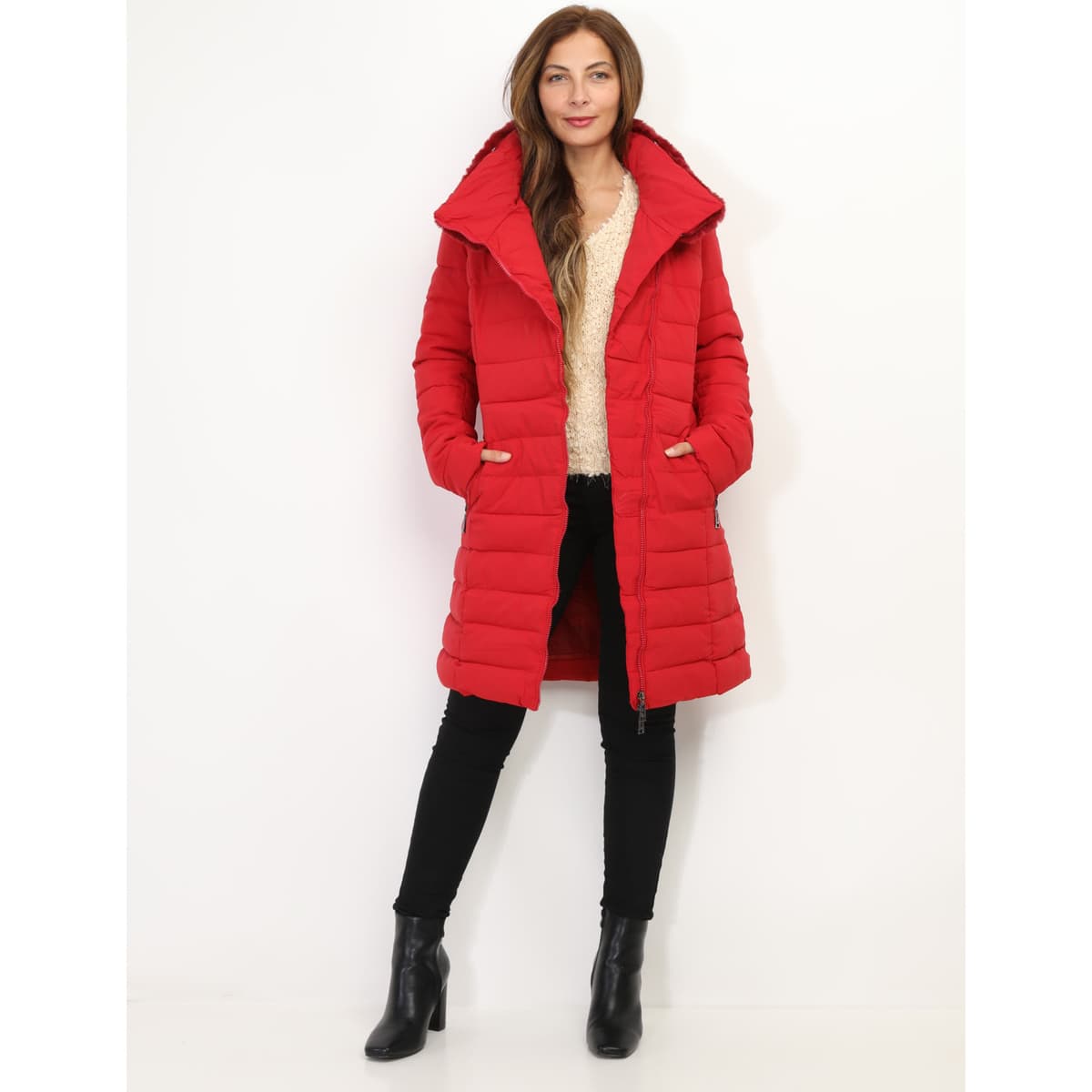 Women's Coats La Modeuse Red