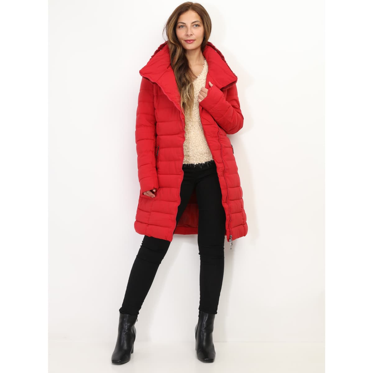 Women's Coats La Modeuse Red