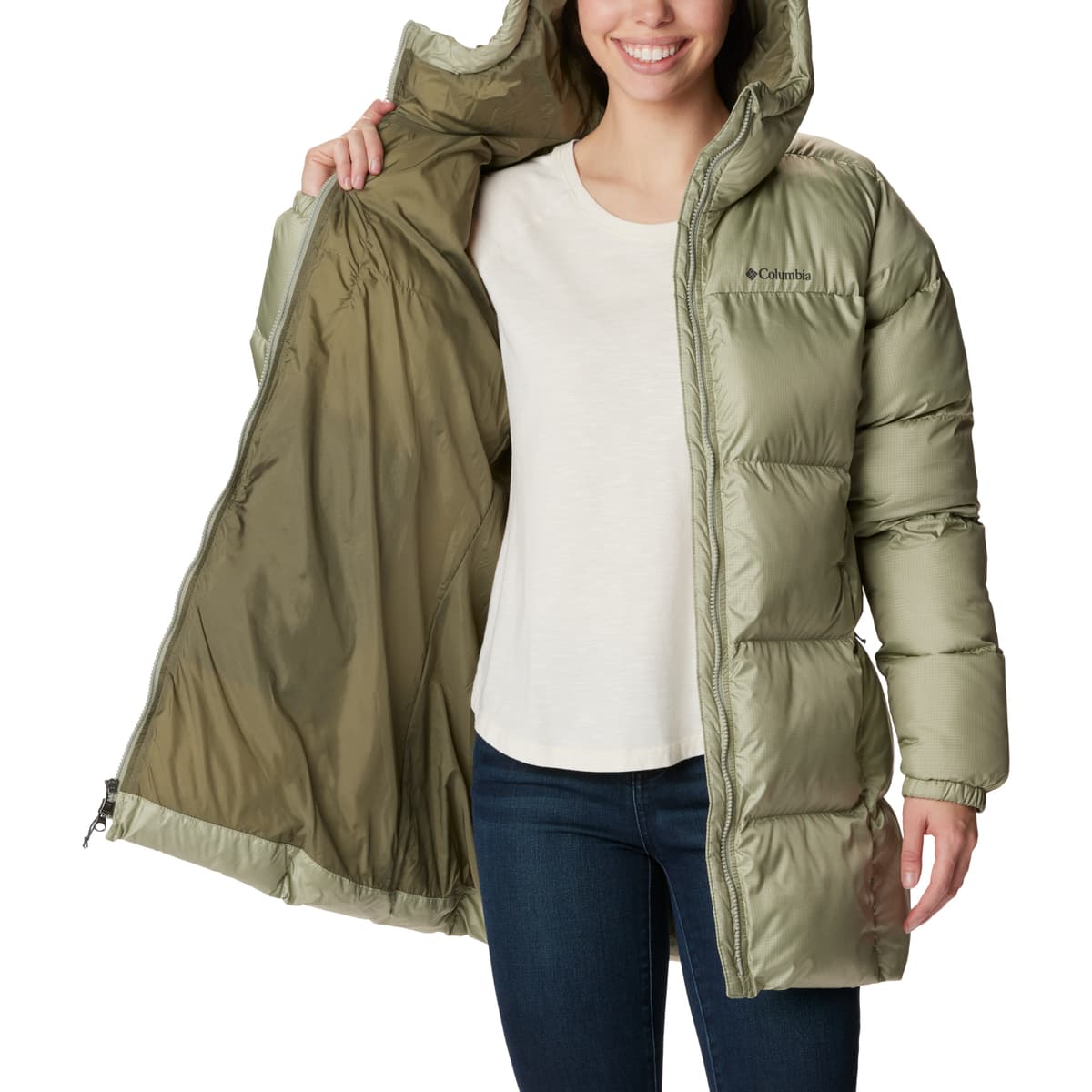 Women's Parkas Columbia Green