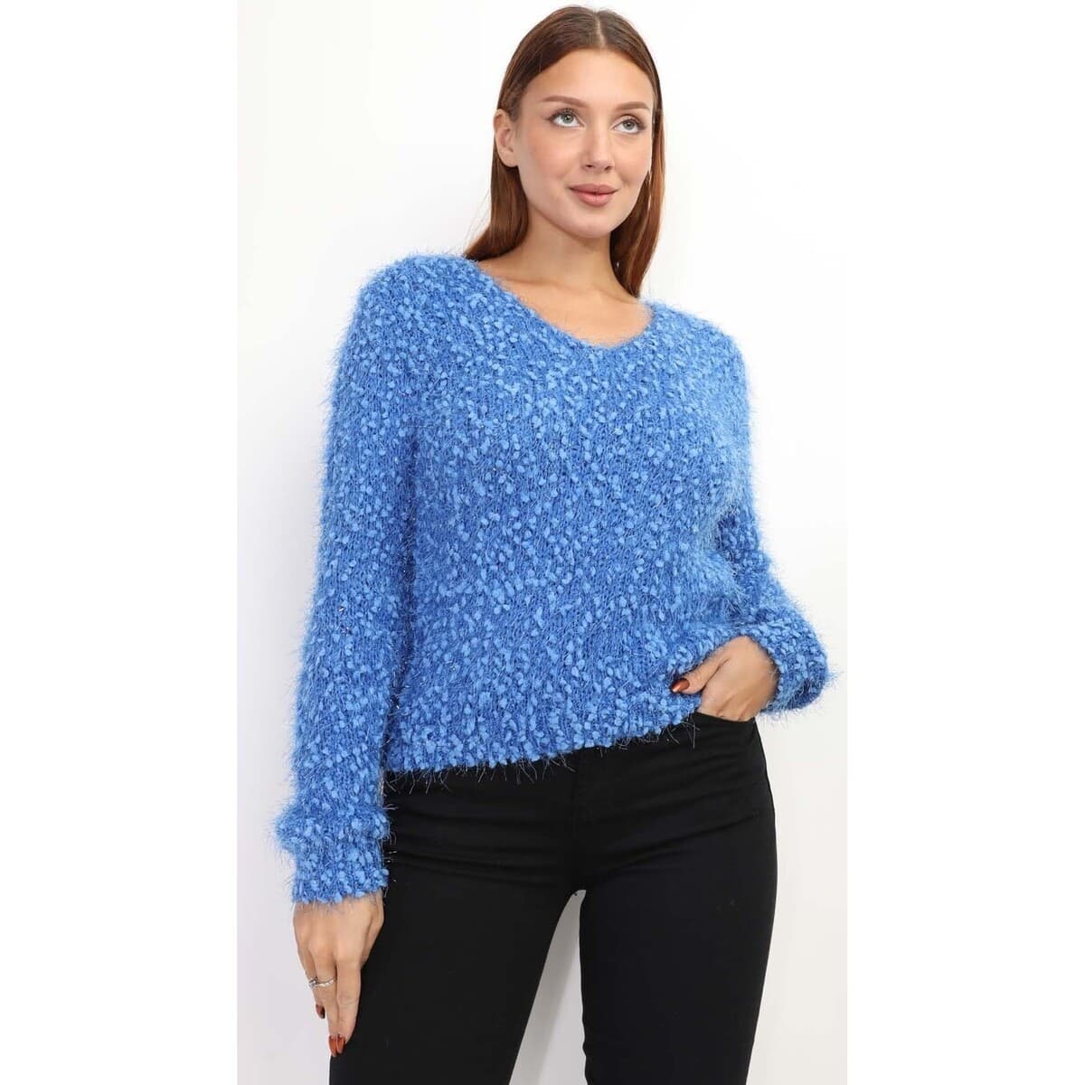 Women's Sweaters La Modeuse Blue