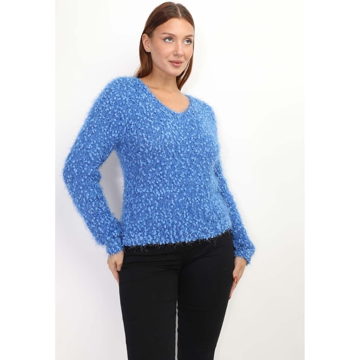 Women's Sweaters La Modeuse Blue