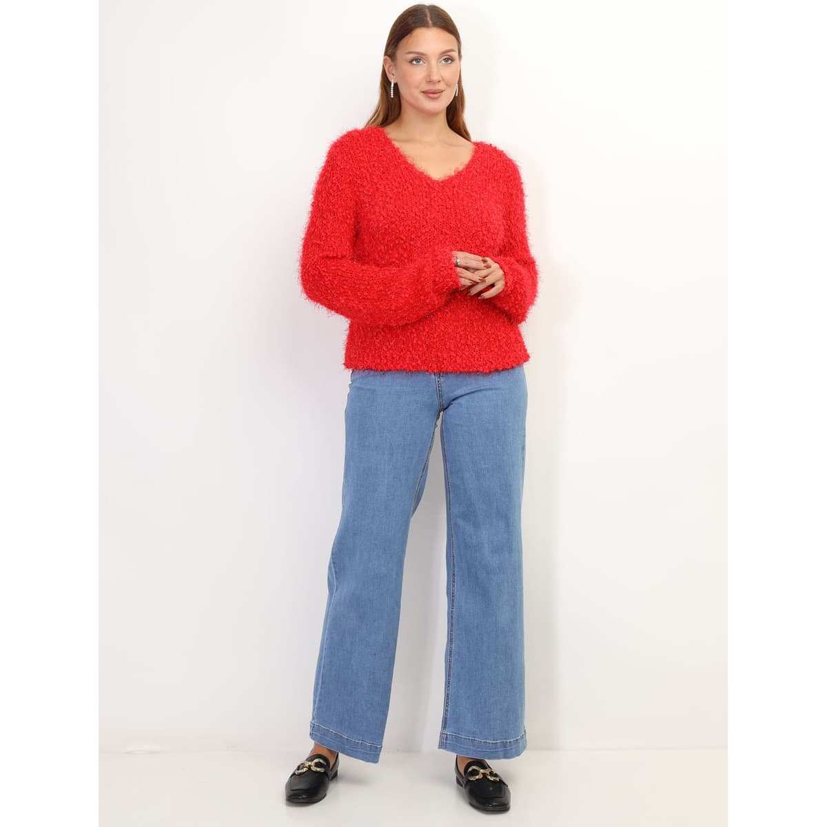 Women's Sweaters La Modeuse Red